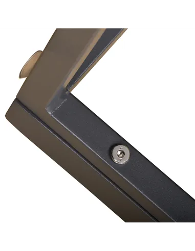 Outsunny 5 Pieces Outdoor Patio Furniture Set, Sofa Couch with Glass Coffee Table, Cushioned Chairs and Aluminum Tube, for Balco