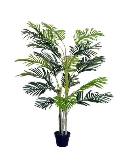 Outsunny 2 Ball Topiary Tree in Pot for Home Decor, Artificial Plant for Home Office, Living Room Decor, Dark Green
