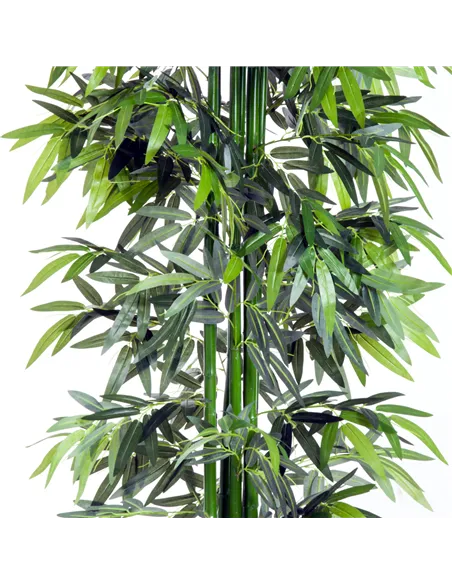Outsunny 6ft Artificial Bamboo Tree Plant Greenery in A Pot for Home Office Planter 1.8M