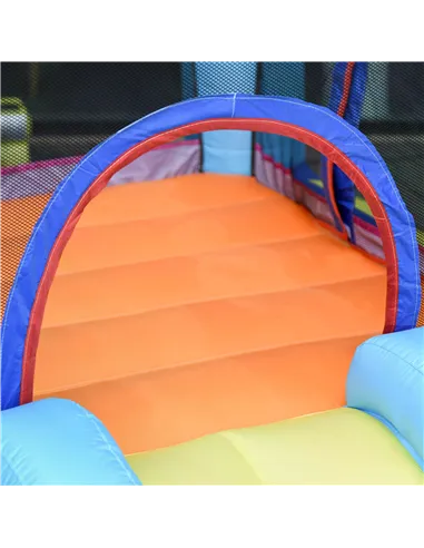Outsunny Bounce Castle Inflatable Trampoline Slide Pool Octopus Design 3.8 x 2 x 1.8m