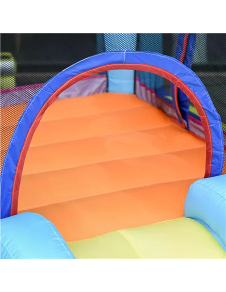 Outsunny Bounce Castle Inflatable Trampoline Slide Pool Octopus Design 3.8 x 2 x 1.8m