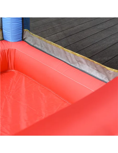 Outsunny Kids Bounce Castle Inflatable Trampoline Slide Pool Basket for Kids Age 3-10, 3 x 2.75 x 2.1m