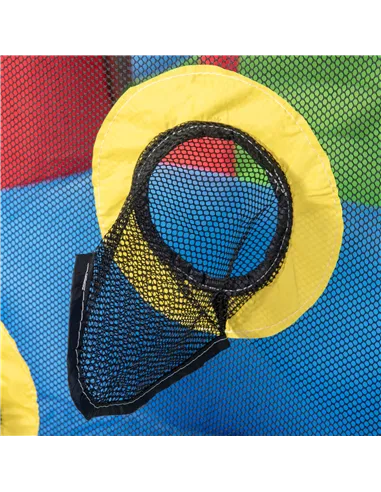 Outsunny 6 in 1 Kids Bouncy Castle, with Water Slide, Water Gun, Climbing Wall, Air Blower for Indoors/Outdoors, 3.9 x 3 x 2m