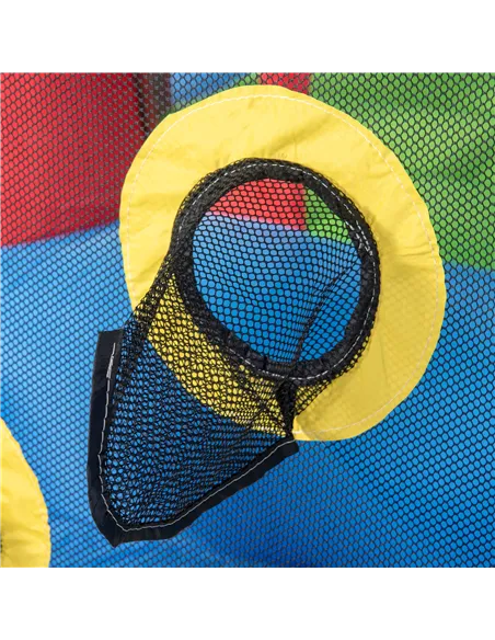 Outsunny 6 in 1 Kids Bouncy Castle, with Water Slide, Water Gun, Climbing Wall, Air Blower for Indoors/Outdoors, 3.9 x 3 x 2m