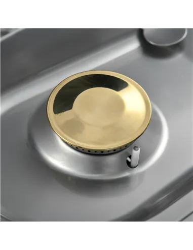 Outsunny Foldable Gas BBQ Grill 2 Burner Table Top Barbecue with Lid Piezo Ignition Thermometer for Camping Picnic Cooking, Alum