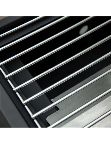 Outsunny 2 Burner Gas BBQ Grill Outdoor Portable Folding Tabletop Barbecue w/ Lid, Thermometer, Carbon Steel, Black