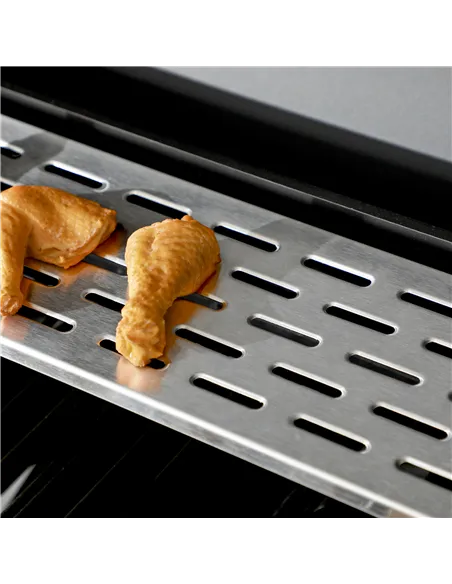 Outsunny 12kW Deluxe Duo Gas BBQ, with Grill, Plancha and Side Burner - Black