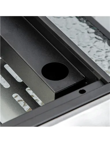 Outsunny Portable Tabletop Gas Plancha Grill w/ 2 Stainless Steel Burner, 10kW, Non-Stick Griddle for BBQ Camping Picnic Party