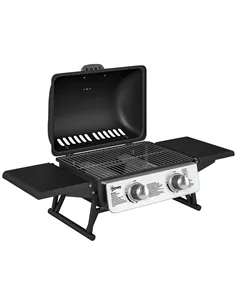 Outsunny Two-Burner Compact Gas Grill - Black