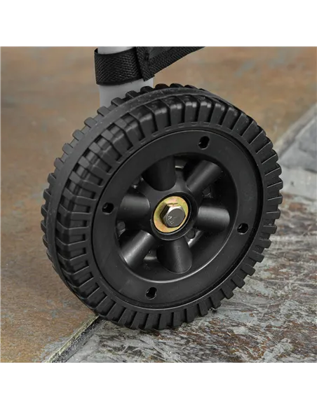 Outsunny 2 Burner Gas BBQ Trolley with Lid, 5.6 kW Gas Barbecue Grill with Wheels, Side Shelves, Grey