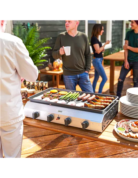 Outsunny Four Burner Portable Gas Grill