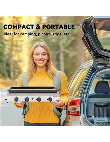 Outsunny Four Burner Portable Gas Grill