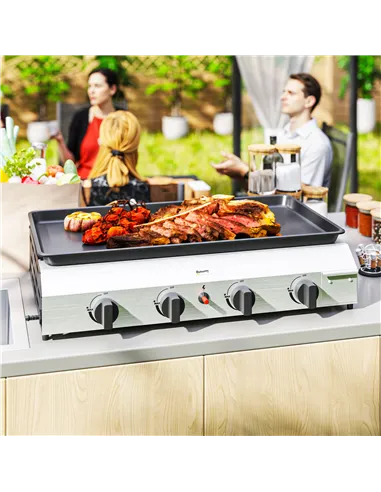 Outsunny Four Burner Portable Gas Grill