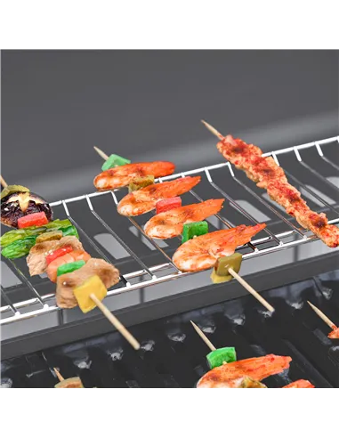 Outsunny Seven-Burner Gas BBQ Grill - Grey