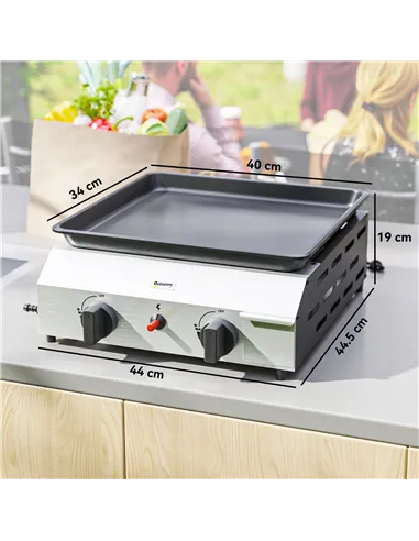 Outsunny Two Burner Portable Gas Grill