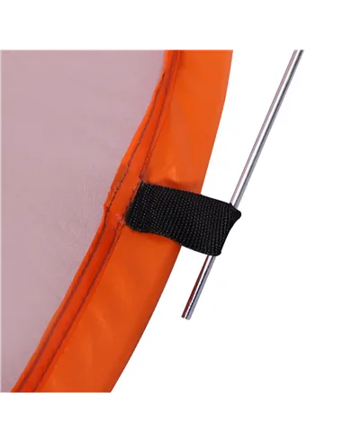 Outsunny Fibreglass Frame 2 Person Pop-Up Lightweight Camping Tent Orange