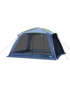 Outsunny 5-8 Persons Pop Up Tent Camping Gazebo Garden Tent-Dark Blue/Green