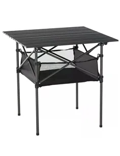 Outsunny Outdoor Folding Camping Table W/ Storage Bag, Portable for Garden Beach Picnic