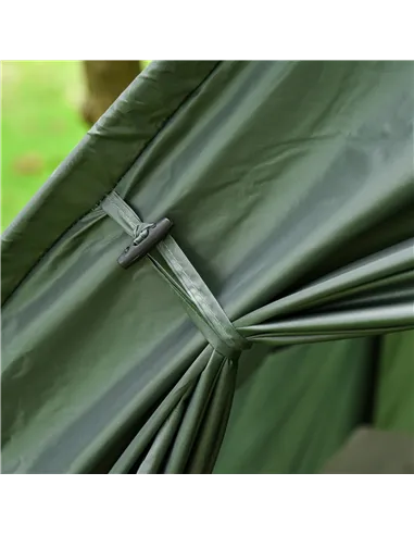 Outsunny 1 person Foldable Camping Tent w/Sleeping Bag Air Mattress Outdoor Hiking Picnic Bed cot w/Foot Pump