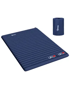 Outsunny 2 Person Camping Inflatable Mattress - Navy Blue