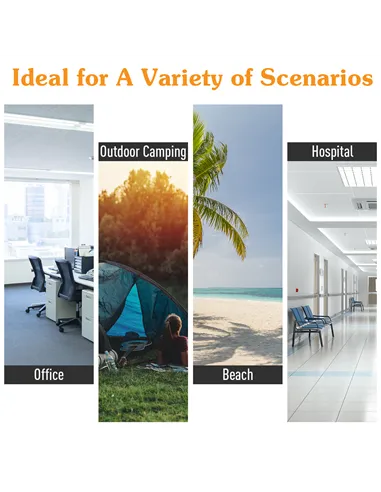 Outsunny Single Person Camping Bed Folding Cot Outdoor Patio Portable Military Sleeping Bed Travel Guest Leisure Fishing with Si