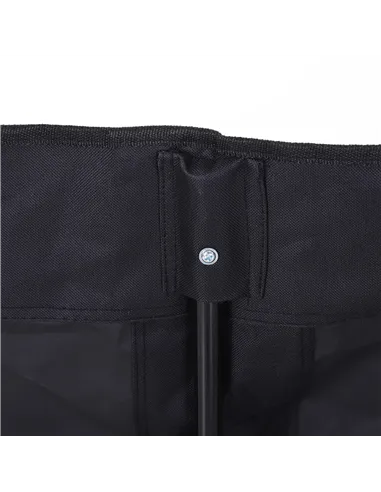 Outsunny 6 Seat Folding Sports Bench Portable Sports Team Bench Spectator Chair with Cooler Bag and Carrying Bag for Outdoor Pic