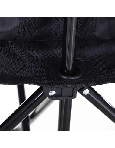 Outsunny 6 Seat Folding Sports Bench Portable Sports Team Bench Spectator Chair with Cooler Bag and Carrying Bag for Outdoor Pic