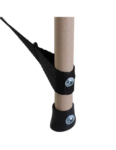 Outsunny Single Steel Frame Portable Camping Cot, with Carry Bag - Grey