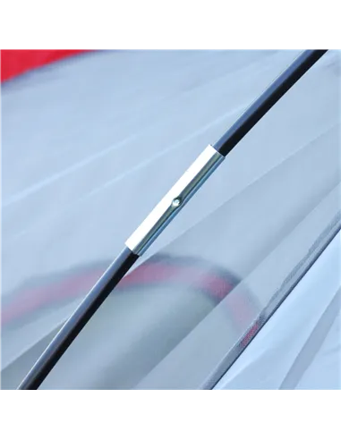 Outsunny Fibreglass & Steel Frame 5/6 Person Lightweight Camping Tent Blue