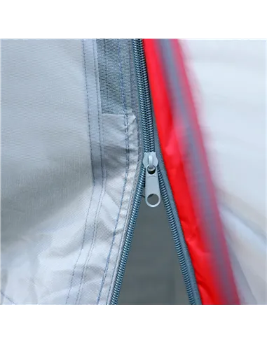 Outsunny Fibreglass & Steel Frame 5/6 Person Lightweight Camping Tent Blue