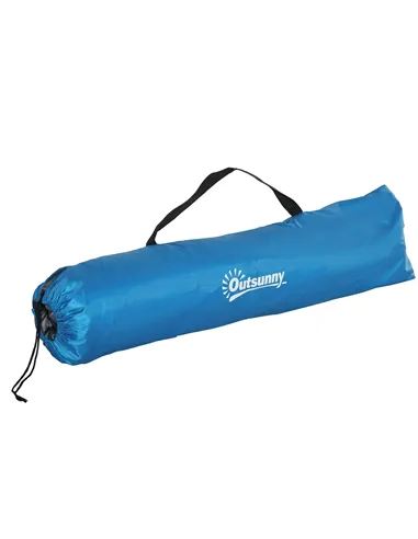 Outsunny Beach Tent for 1-2 Person Pop-up Design with 2 Mesh Windows & 2 Doors Sky Blue