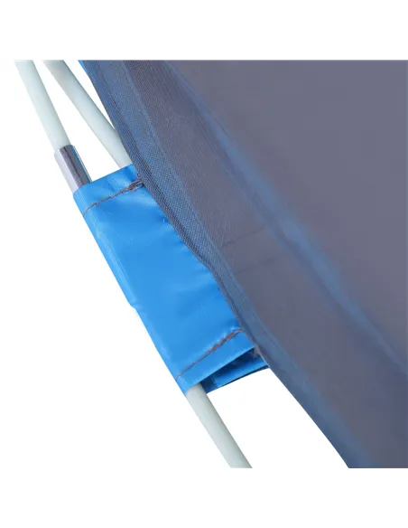 Outsunny Fibreglass Frame 2 Person Pop-Up Lightweight Camping Tent Blue