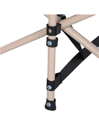 Outsunny Single Person Camping Bed Folding Cot Outdoor Patio Portable Military Sleeping Bed Travel Guest Leisure Fishing with Si