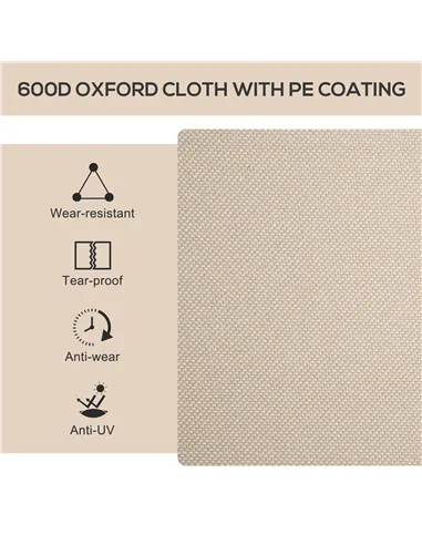 Outsunny Camping Chair for Adults, Lightweight Folding Chair, Portable Chair for Camping, Fishing, Beach and Outdoor Travel, Kha