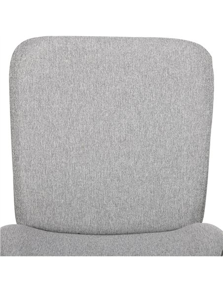 HOMCOM Bar Stools Set of 4, Linen-Touch Upholstered Bar Chairs, Kitchen Stools with Backs and Steel Legs for Dining Room, Light 