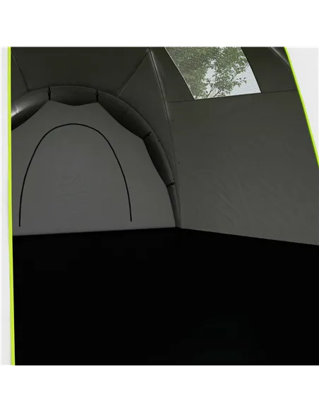 Outsunny 6-9 Man Tent with Bedrooms and Living Room, Accessories Included, Green