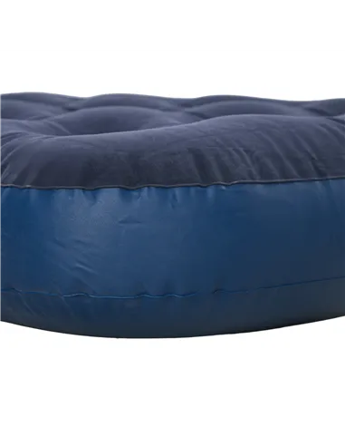 Outsunny Single Air Bed with Hand Pump, Inflatable Mattress with Flocked Surface for Guest, Camping, Travel, 191 x 73 x 22cm, Bl