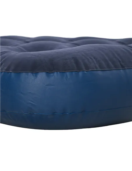 Outsunny Single Air Bed with Hand Pump, Inflatable Mattress with Flocked Surface for Guest, Camping, Travel, 191 x 73 x 22cm, Bl