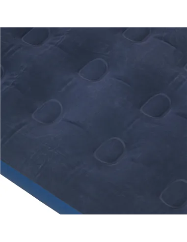 Outsunny Single Air Bed with Hand Pump, Inflatable Mattress with Flocked Surface for Guest, Camping, Travel, 191 x 73 x 22cm, Bl