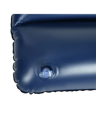 Outsunny Inflatable Double Air Bed, with Hand Pump - Blue