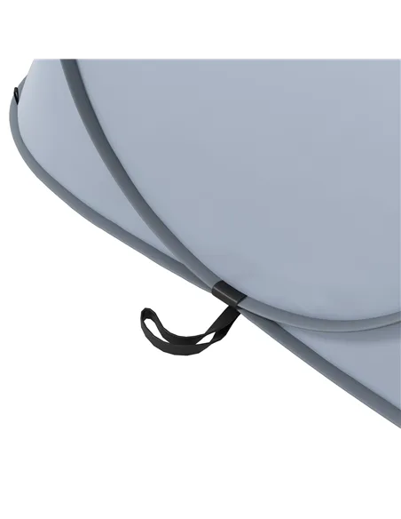 Outsunny Two-Man Pop-Up Dome Tent, with Accessories - Grey