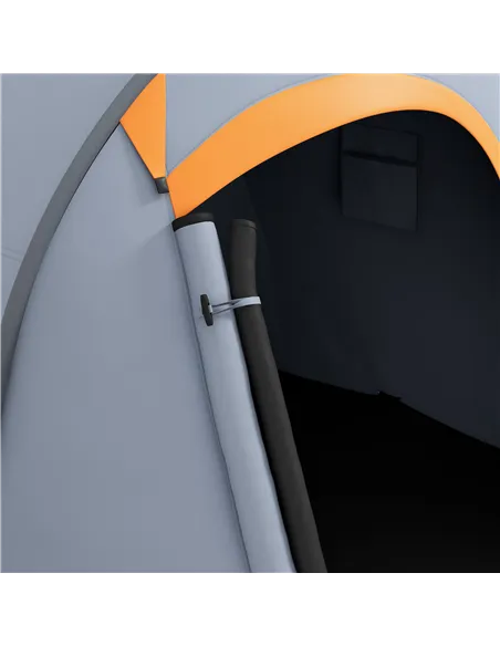 Outsunny Two-Man Pop-Up Dome Tent, with Accessories - Grey