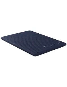 Outsunny Double Inflatable Mattress, with Built-In Pump - Blue