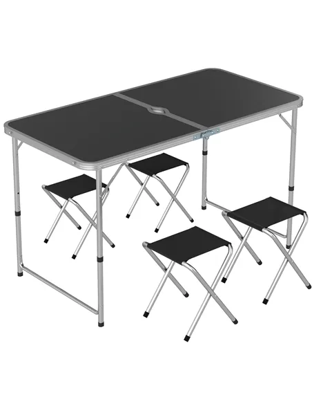 Outsunny Four-Person Foldable Aluminium Picnic Set