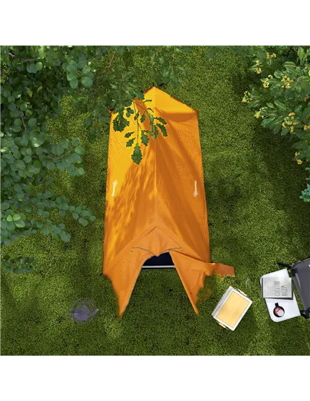 Outsunny Double Layer Camping Tent, 1-2 Man Backpacking Tent with Carry Bag, 2000mm Waterproof and Lightweight, Orange