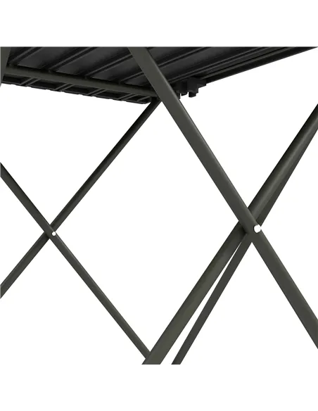 Outsunny Folding Camping Table, Lightweight Metal Picnic Table with Carry Bag, Foldable Table for Outdoor Camping, Picnic, Hikin
