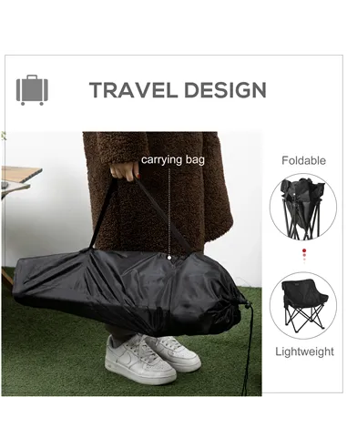 Outsunny Camping Tent with Inflatable Mattress and Camping Table&Chair, 2-3 Person Dome Tent with Sewn-in Groundsheet, Portable 