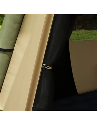 Outsunny Inflatable Camping Tent w/ Hand Pump, Easy Setup 1/2 Person Blow Up Tent Waterproof 190T Taffeta w/ Mesh Windows, Doors