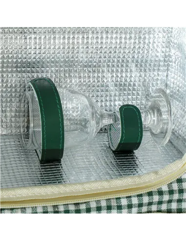 Outsunny Two-Person Picnic Set, with Wicker Basket