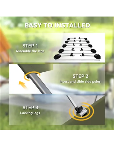 Outsunny Lightweight Camping Bed, Aluminium Portable Camp Cot w/ Strong Support 150kg and Carry Bag for Camping, Dark Green